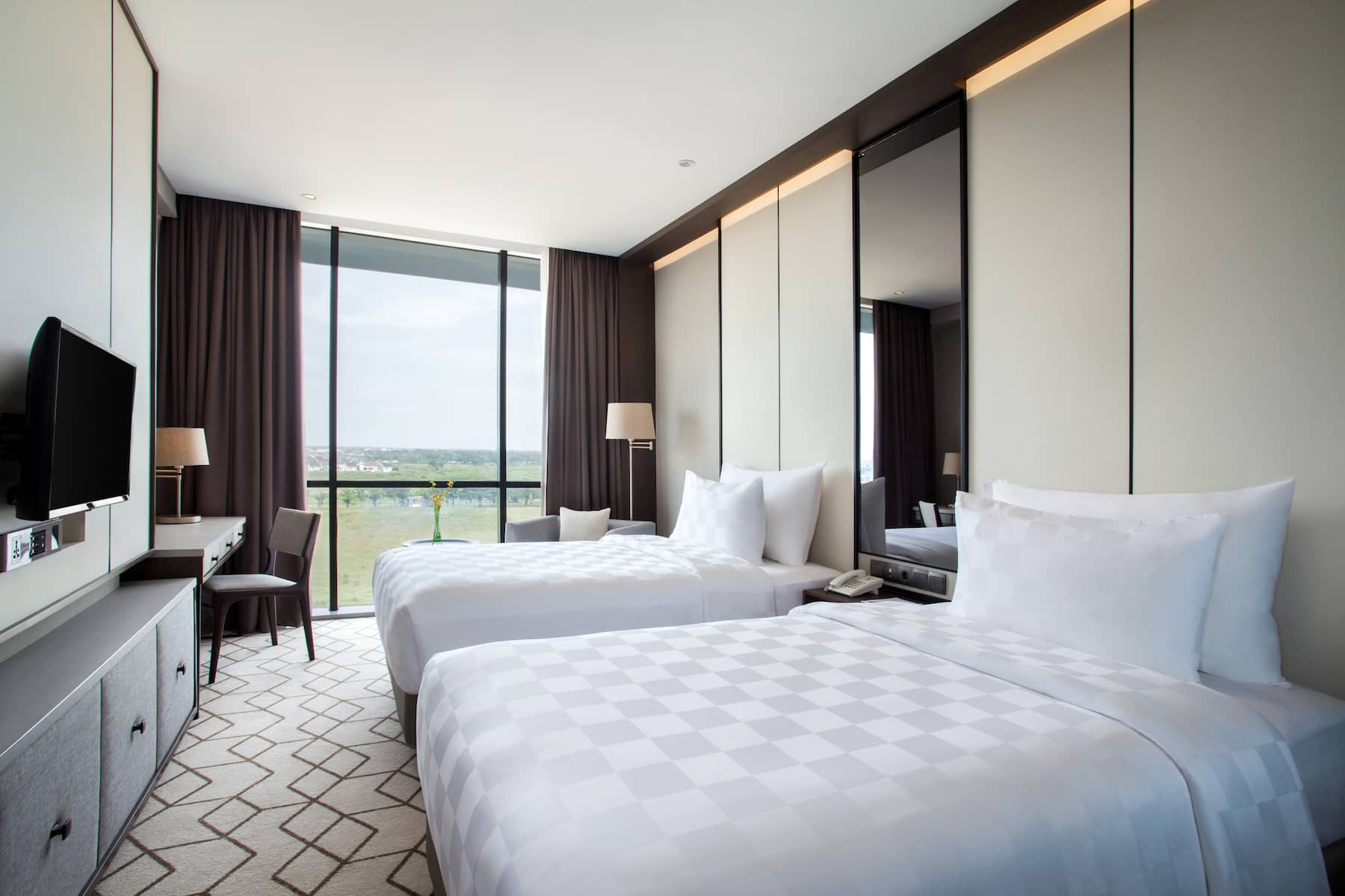 Guest room at the Wyndham Opi Hotel Palembang in Palembang, Other than US/Canada